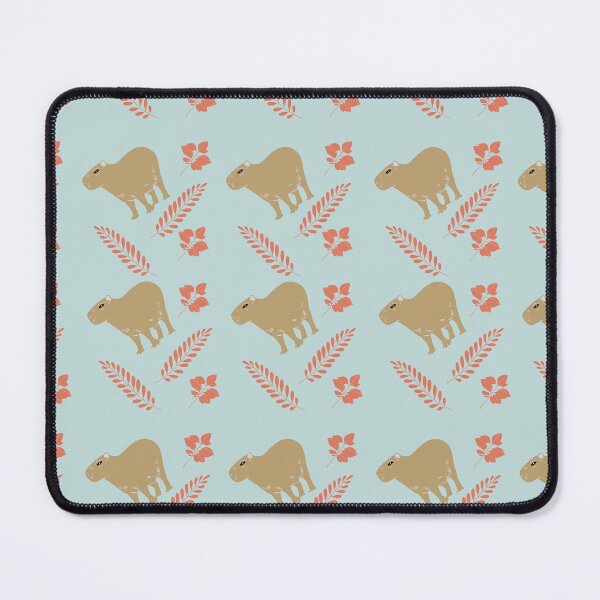 Item preview, Capybaras pattern light blue designed and sold by ArlacV.