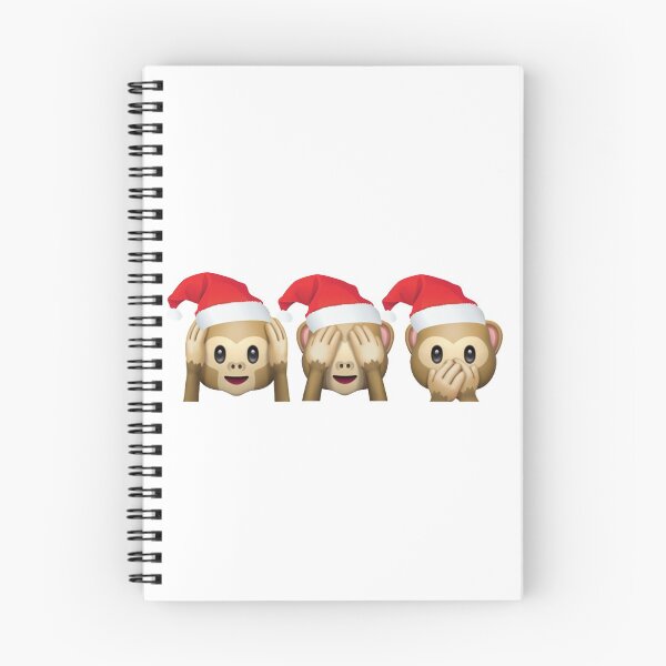 Item preview, Christmas Monkey Emojis designed and sold by emojiqueen.