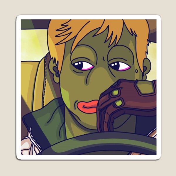 Item preview, Drive Literally Me Pepe Meme  designed and sold by ASamArt.