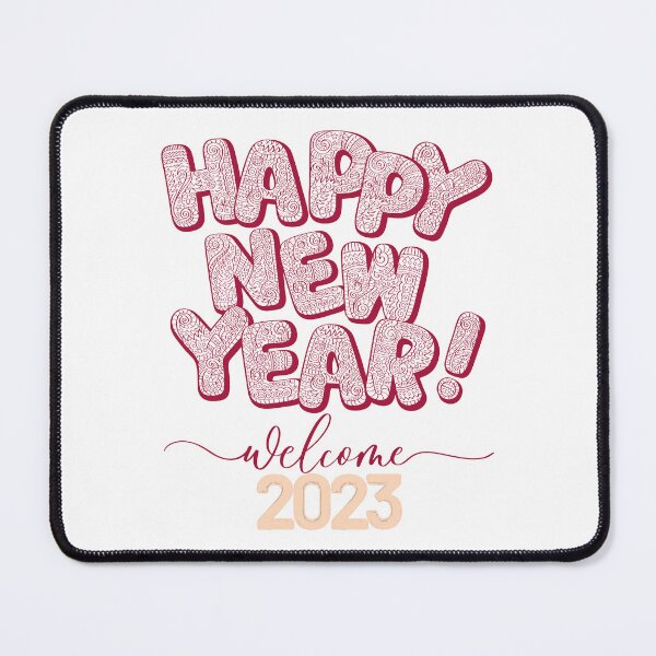 Item preview, New Year T-shirt - Happy New Year Welcome 2023 Essential T-Shirt designed and sold by angelyara.