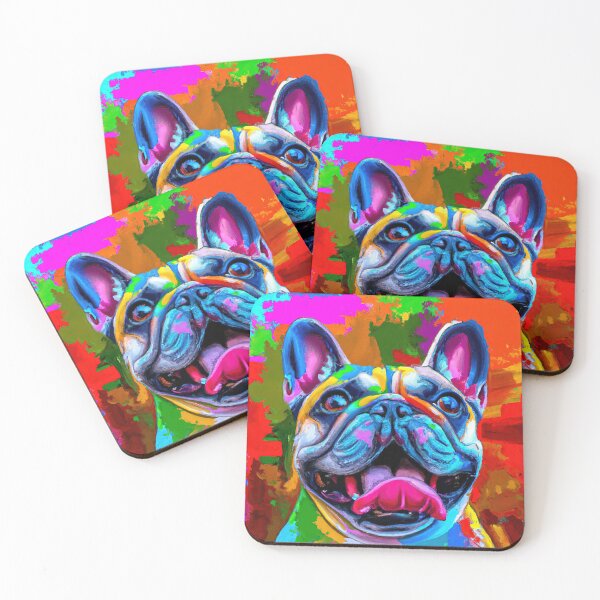 Item preview, French Bulldog  vibrant colors. designed and sold by AIK9Artwork.