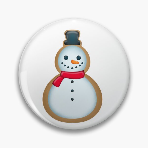 Item preview, Snow Man Christmas Cookie  designed and sold by Upbeat-Cryptid.