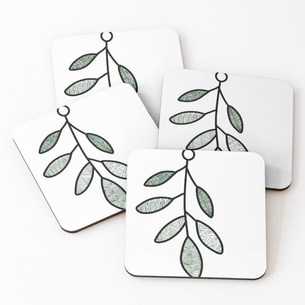 Item preview, glass leaves designed and sold by Enchantress Designs.