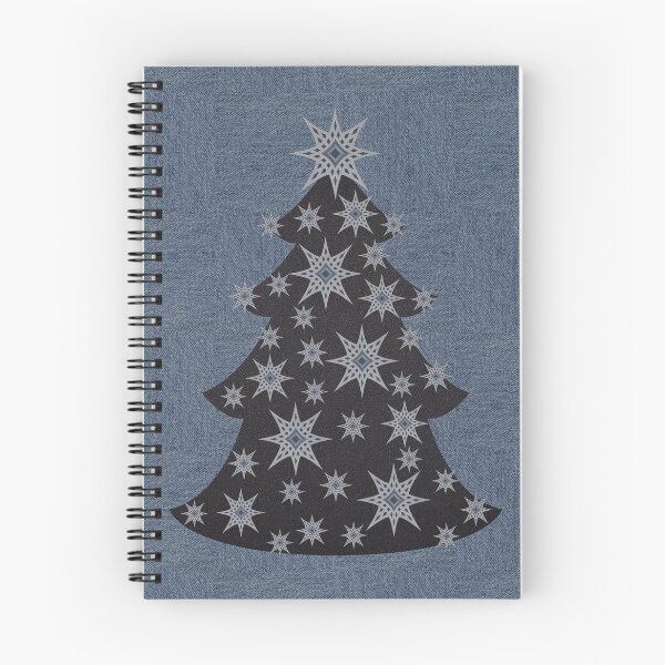 Item preview, Christmas tree denim photocollage designed and sold by denimaheart.