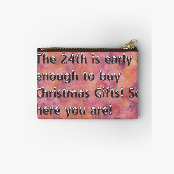 Item preview, The 24th is early enough to buy Christmas Gifts! Reddish Background designed and sold by JuliasArtWorld.