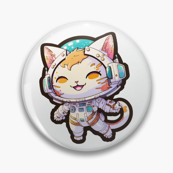 Item preview, Kawaii Space Cats | Chibi Cats | Kawaii Cats | Anime Cats | Space Cats 03 designed and sold by Catcosm.