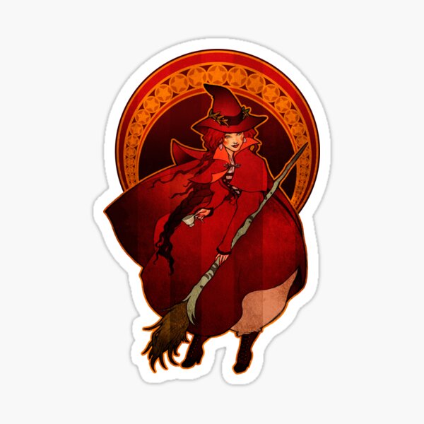 Red Witch - Bruja Roja Sticker