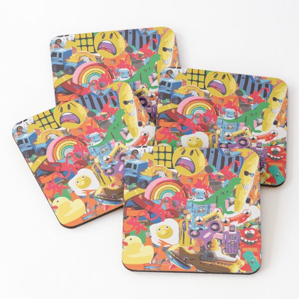Item preview, Rainbow Toy Chaos Collage designed and sold by ColorZoo.