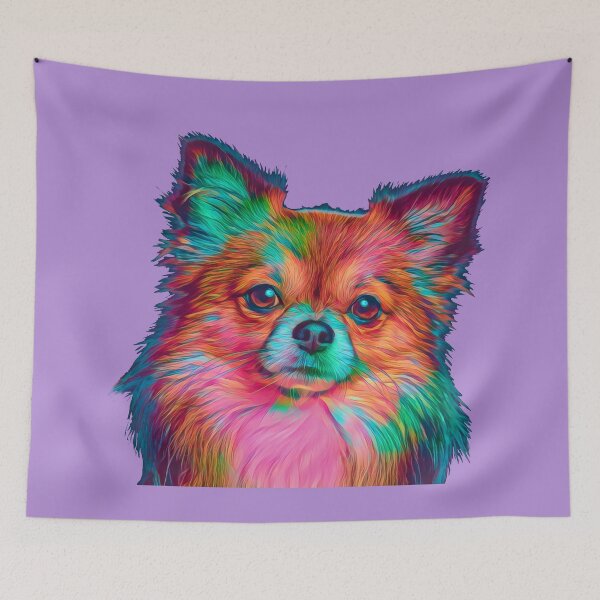 Artikelvorschau, Niedliche kleine Hundeprismatische abstrakte Kunst-Chihuahua entworfen und verkauft von AdrianVan077.