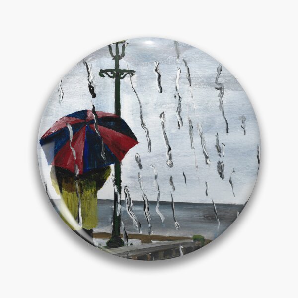 Item preview, Wharf Skuteviksbrygge - Rain designed and sold by Rina Arling.