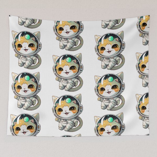 Item preview, Kawaii Space Cats | Chibi Cats | Kawaii Cats | Anime Cats | Space Cats 04 designed and sold by Catcosm.