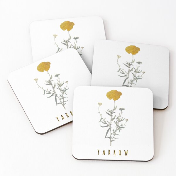 Item preview, Botanical Art Golden Yarrow Flower designed and sold by MochaMeli.