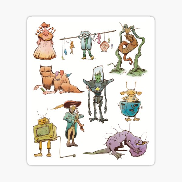Item preview, Creepy Creatures designed and sold by Josslyn Hagen.