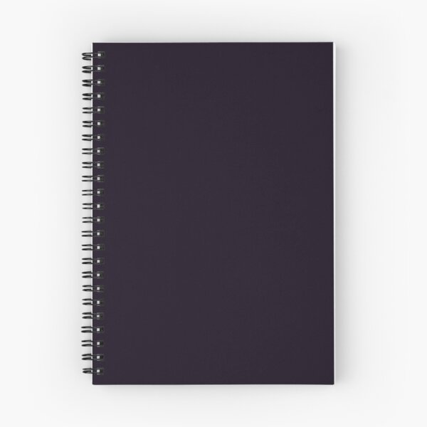 Item preview, Black Purple Solid Color designed and sold by DaVinciFeather.