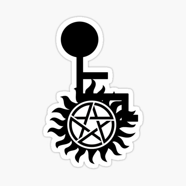 Supernatural Abilities Wheelchair Symbol Sticker