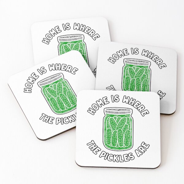Item preview, Home Is Where The Pickles Are - Dill Pickle Lovers - Green Pickles Design designed and sold by SayWhatYouFeel.