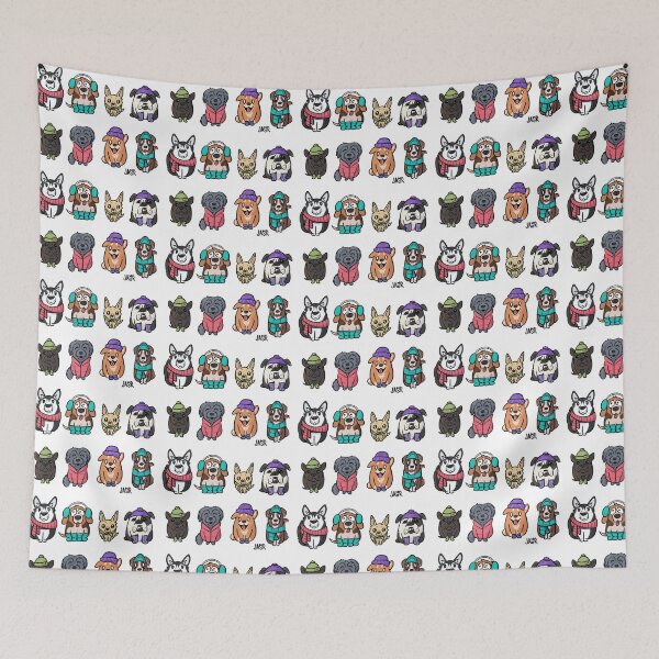 Item preview, Winter Dog Party designed and sold by jastinamor.