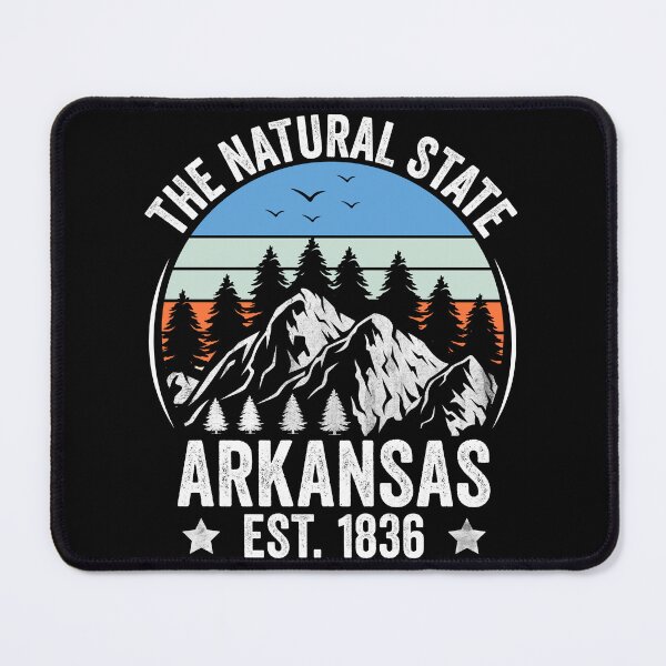Item preview, Arkansas Natural State Est. 1836 Mountains Nature Camping Hiking Gift T-shirt designed and sold by KGN  CREATIVITY.