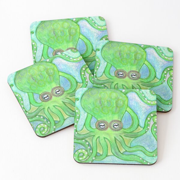Item preview, Green Octopus designed and sold by Monika Spykerman.
