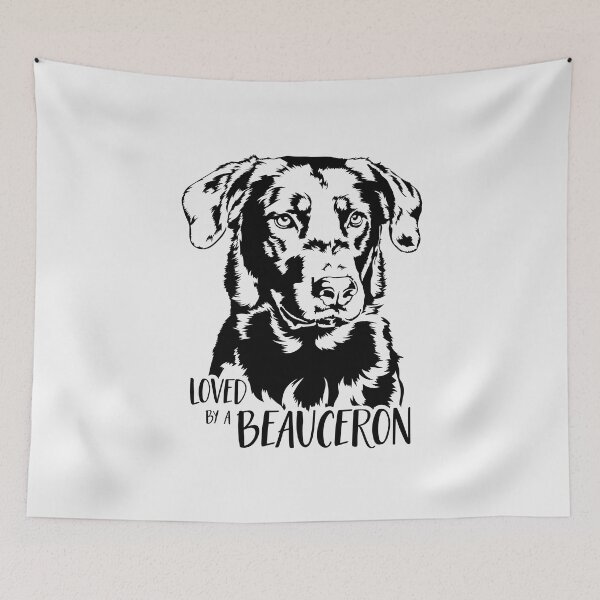 Item preview, Loved by a Beauceron dog saying Berger de Beauce designed and sold by dogarts.