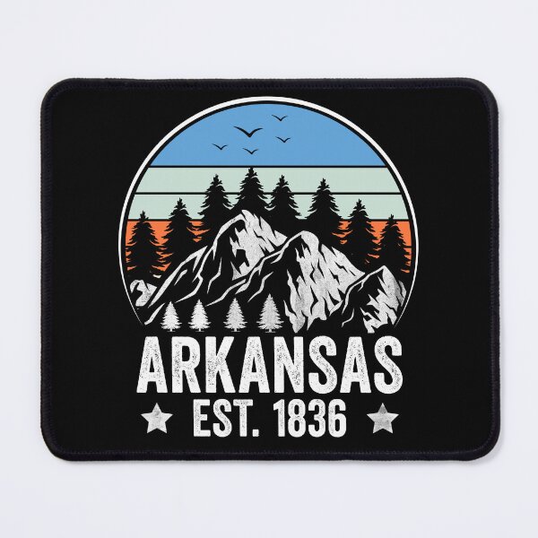 Item preview, Arkansas Natural State Est. 1836 Mountains Nature Camping Hiking Gift T-shirt designed and sold by KGN CREATIVITY.