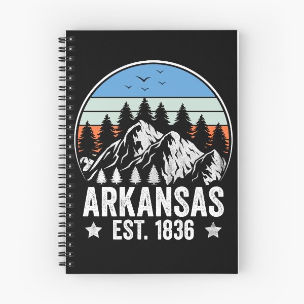Item preview, Arkansas Natural State Est. 1836 Mountains Nature Camping Hiking Gift T-shirt designed and sold by KGN  CREATIVITY.