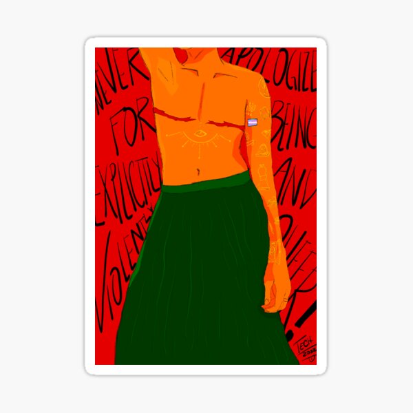 EXPLICITLY QUEER! Print Sticker