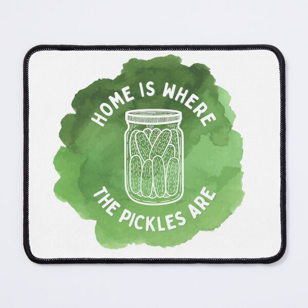 Item preview, Home Is Where The Pickles Are - Dill Pickle Lovers - Green Watercolor Design designed and sold by SayWhatYouFeel.