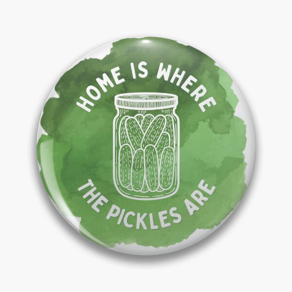 Item preview, Home Is Where The Pickles Are - Dill Pickle Lovers - Green Watercolor Design designed and sold by SayWhatYouFeel.