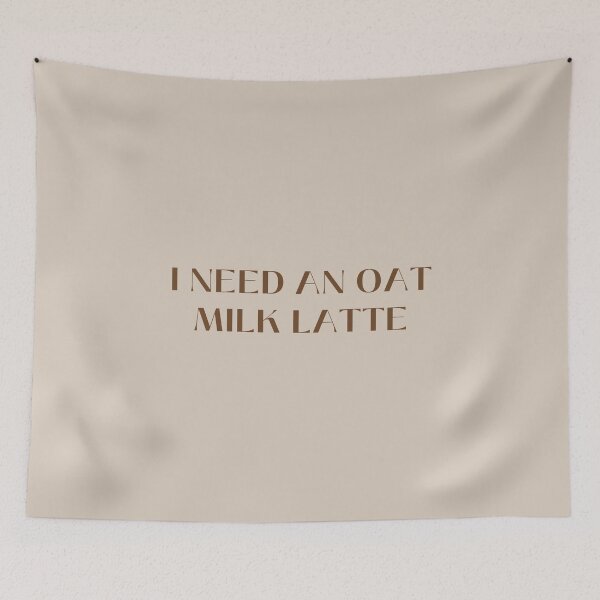 Item preview, I need an oat milk latte designed and sold by oatmilkismylove.