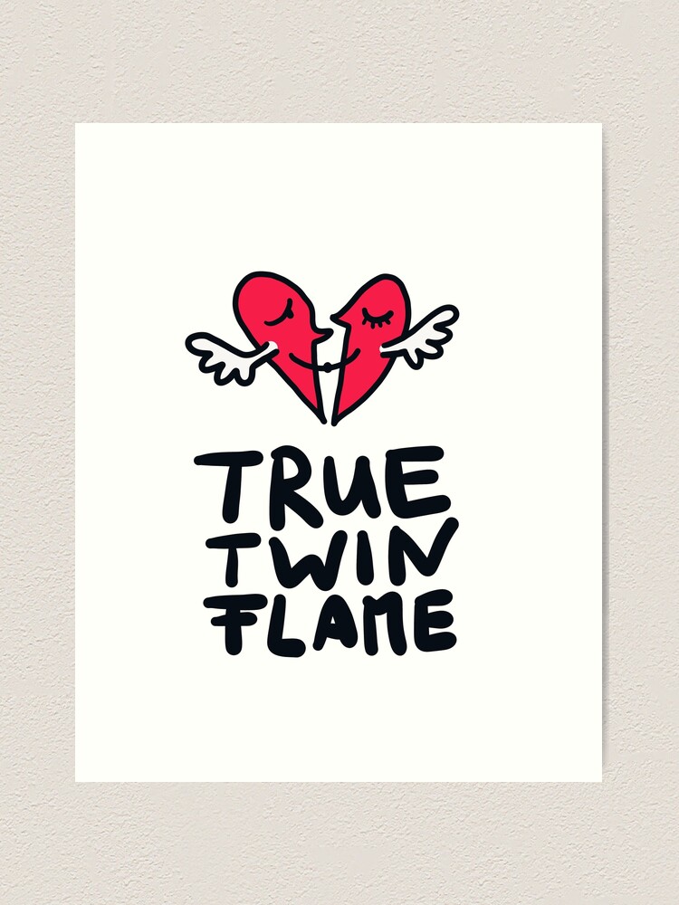 Twin flame Art Print