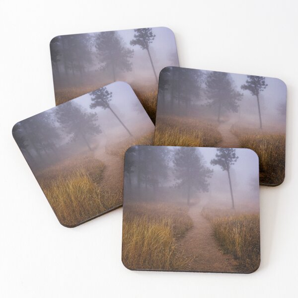 Item preview, Foggy Path in the Mountains designed and sold by jecphotography and art.