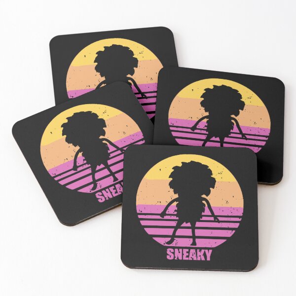 Item preview, Sneaky Sasquatch Silhouette Distressed Sunset Vaporwave designed and sold by UsingShapesd.