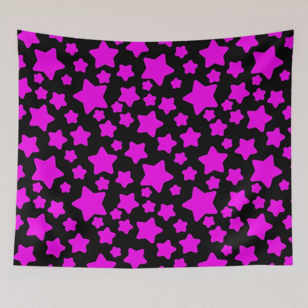 Item preview, Black and Magenta Stars designed and sold by SaradaBoru.