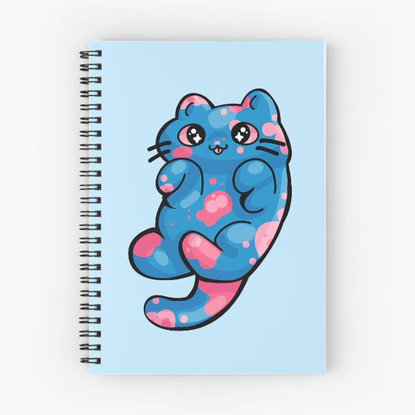 Item preview, Dark Blue Cotton Candy Cat designed and sold by Aqua-Arts.