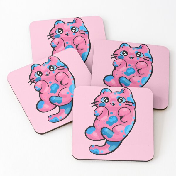 Item preview, Dark Pink Cotton Candy Cat designed and sold by Aqua-Arts.