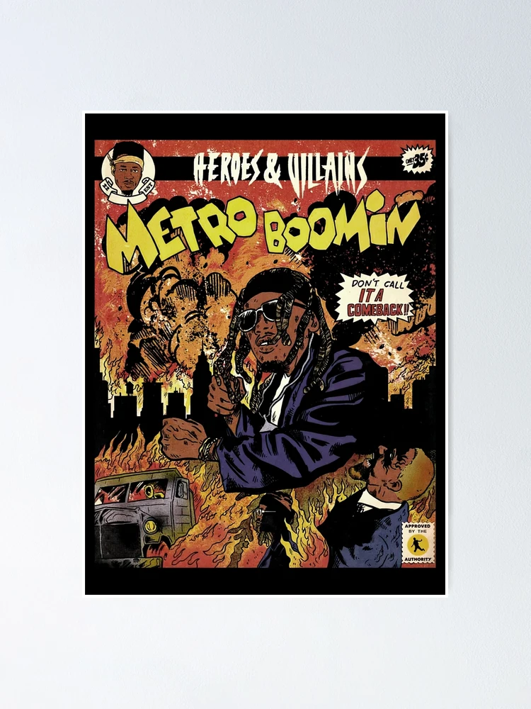 Metro Boomin Takeoff Heroes and Villains Album Poster for Sale by  SCRAGITUP