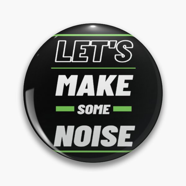 Item preview, Lets make some noise    designed and sold by UnlimitedTextil.