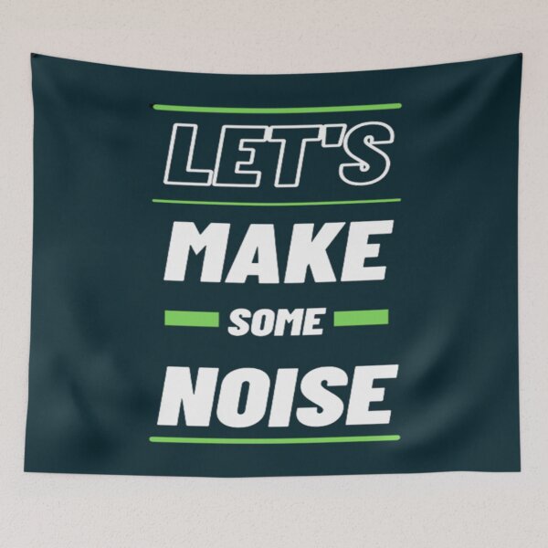 Item preview, Lets make some noise    designed and sold by UnlimitedTextil.