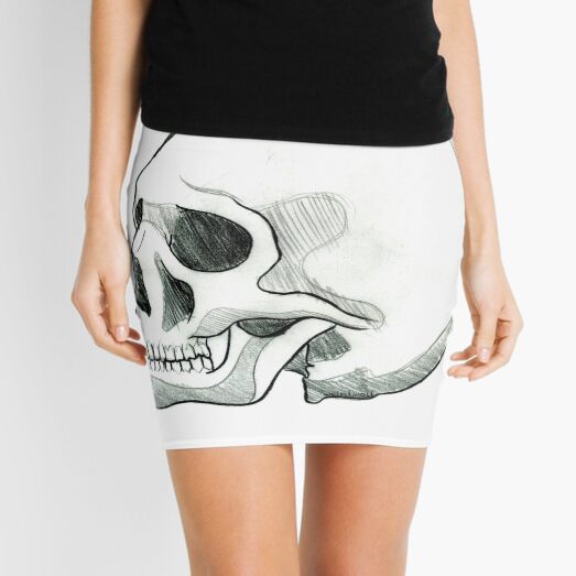 Skull Study Mini Skirt