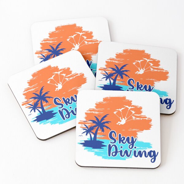 Item preview, Skydiving, beach and water designed and sold by HarriPaloma.