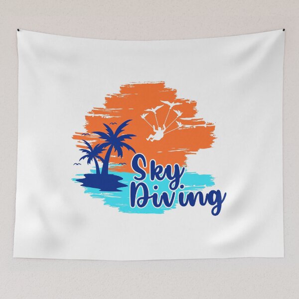 Item preview, Skydiving, beach and water designed and sold by HarriPaloma.