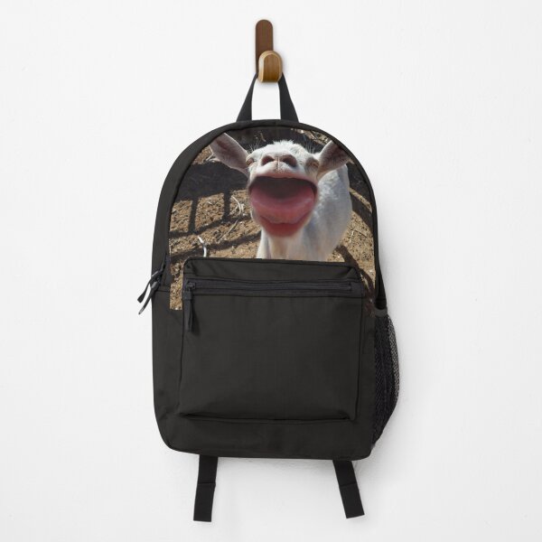 Item preview, Say Ahh funny goat sticking out its tongue  designed and sold by Stephanie  Skeem.