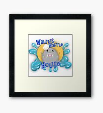 Walrus Waffle House Framed Print