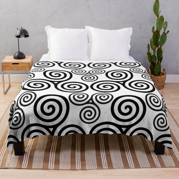 Item preview, Swirly Black designed and sold by rainsdesigns.