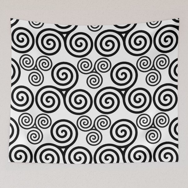 Item preview, Swirly Black designed and sold by rainsdesigns.