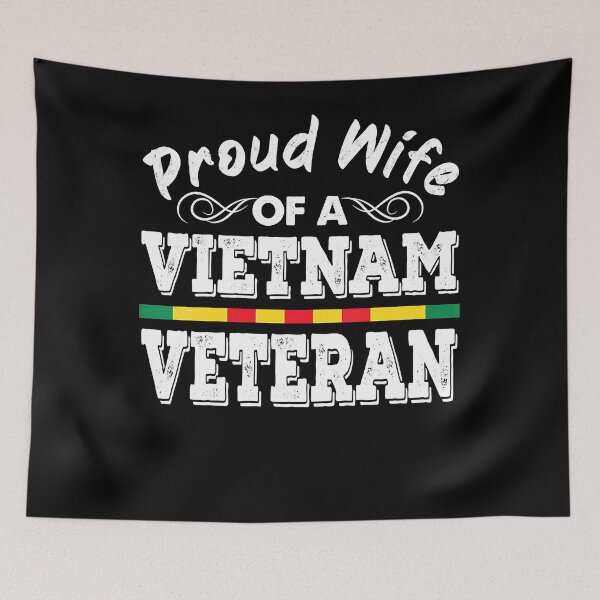 Item preview, Proud Wife of a Vietnam Veteran Service Badge US Military designed and sold by DosuIsora.