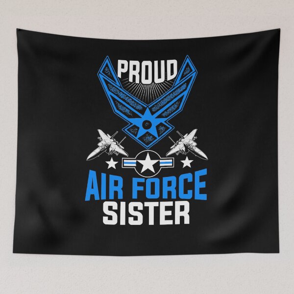 Artikelvorschau, Womens Proud Air Force Sister Shirt US Air Force Militär entworfen und verkauft von DosuIsora.