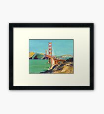 Golden Gate Bridge San Francisco California Framed Print