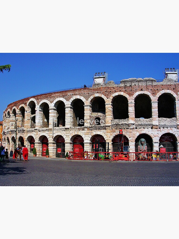 The Arena, Verona Sticker for Sale by lezvee